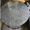 Mesa de centro Interdesign cubierta granito y estructura metálica
