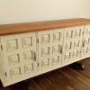 Gran buffet de madera renovado a mano
