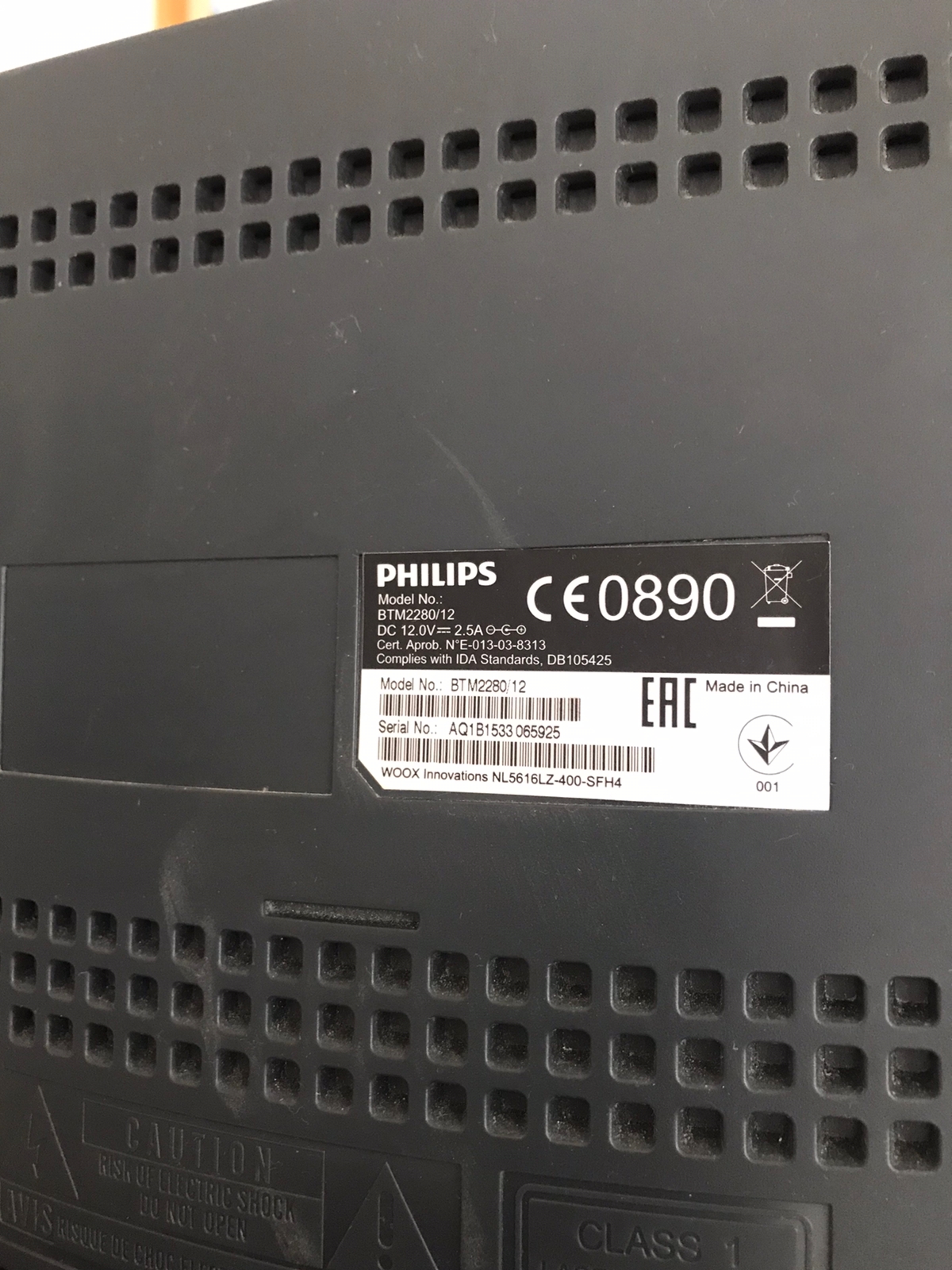 Equipo Philips BTM2280/12