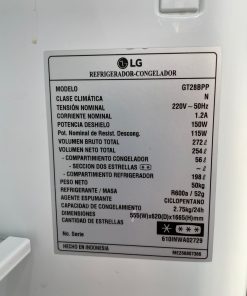 Refrigerador LG 272 Lt