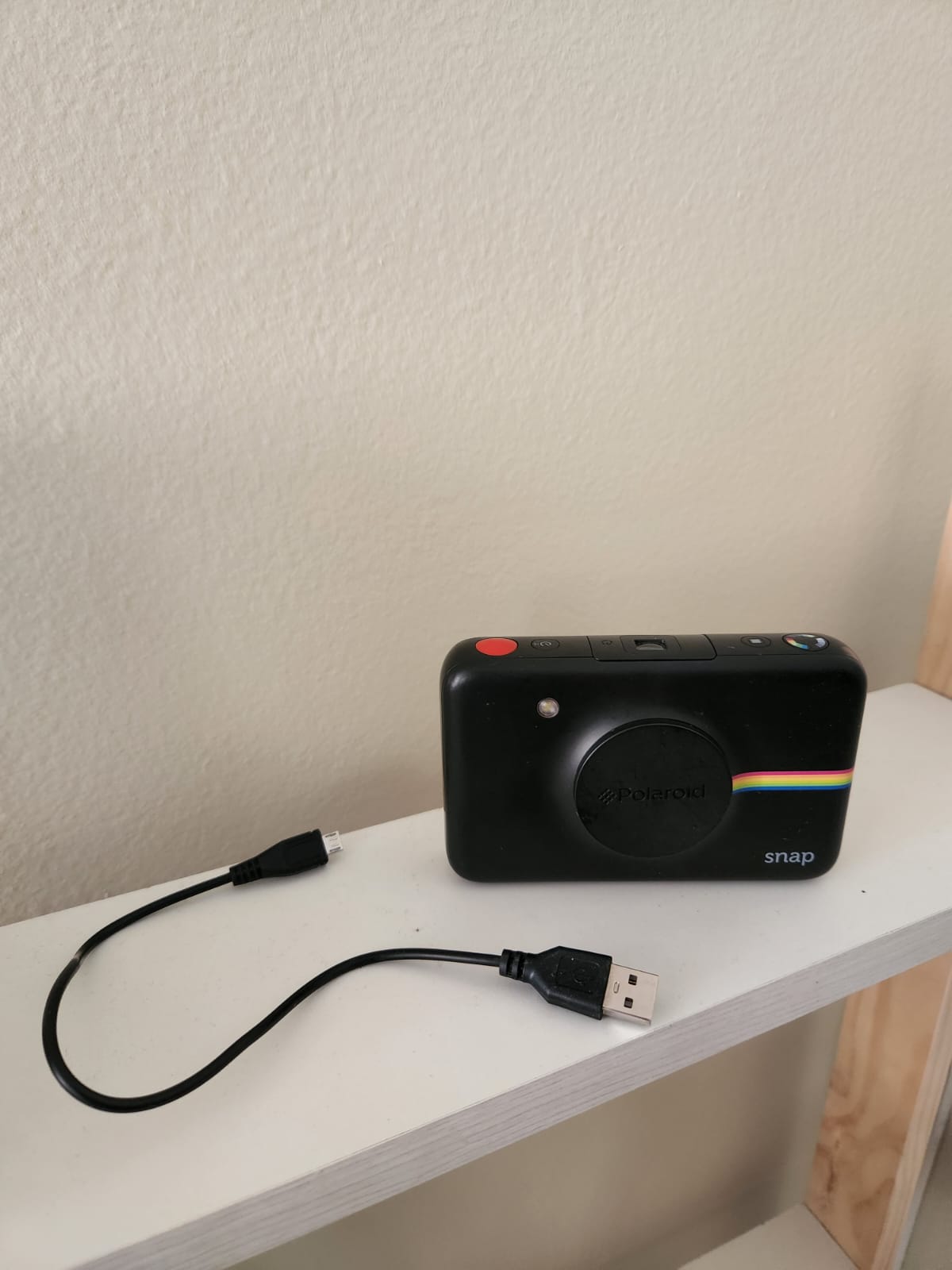 Cámara instantánea Polaroid Snap negra
