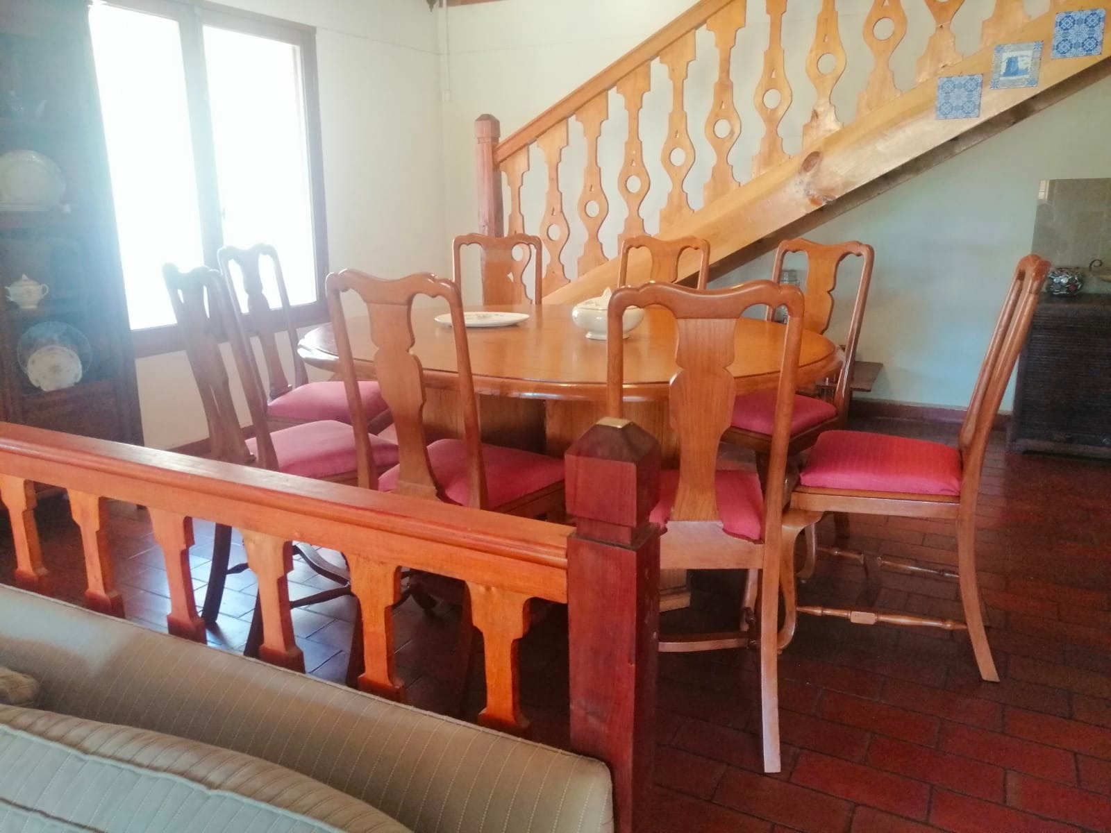 Juego comedor con 8 sillas Reina Ana - Imagen 7