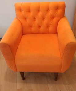 Sillón capitone naranja