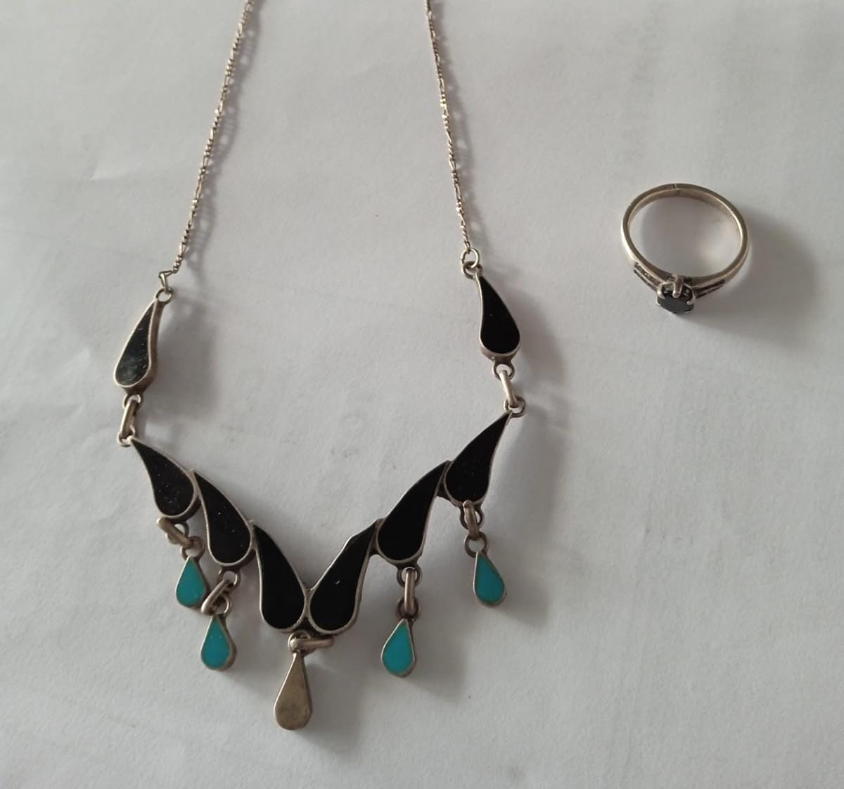 Cadena de plata + anillo