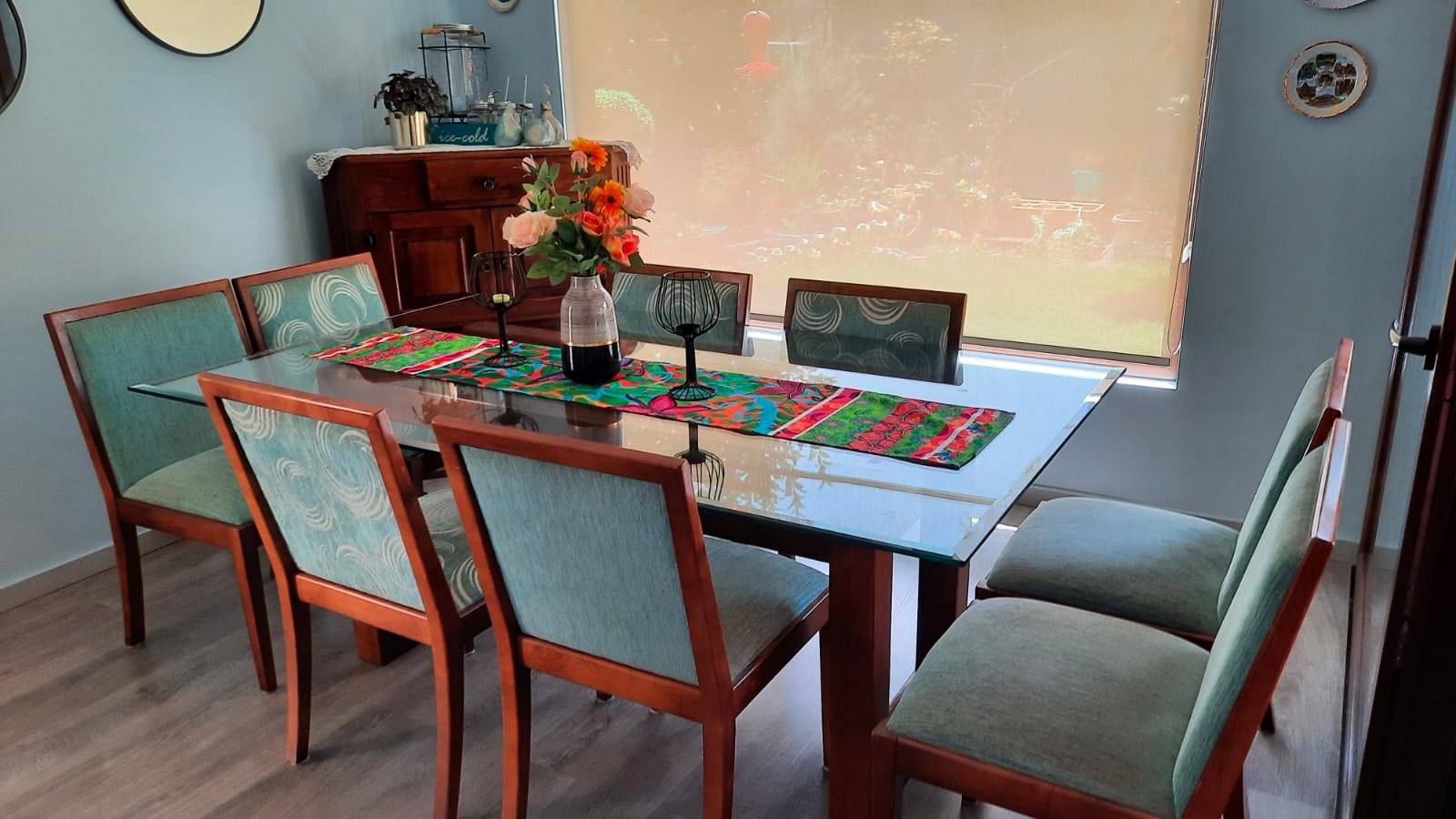 Juego de comedor 8 sillas