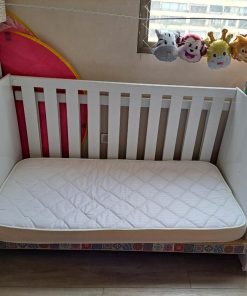 Cuna de madera 3 etapas color blanco