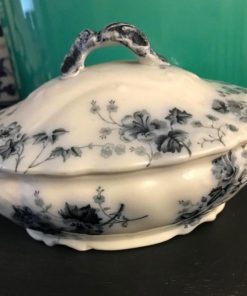 Fuente antigua con tapa