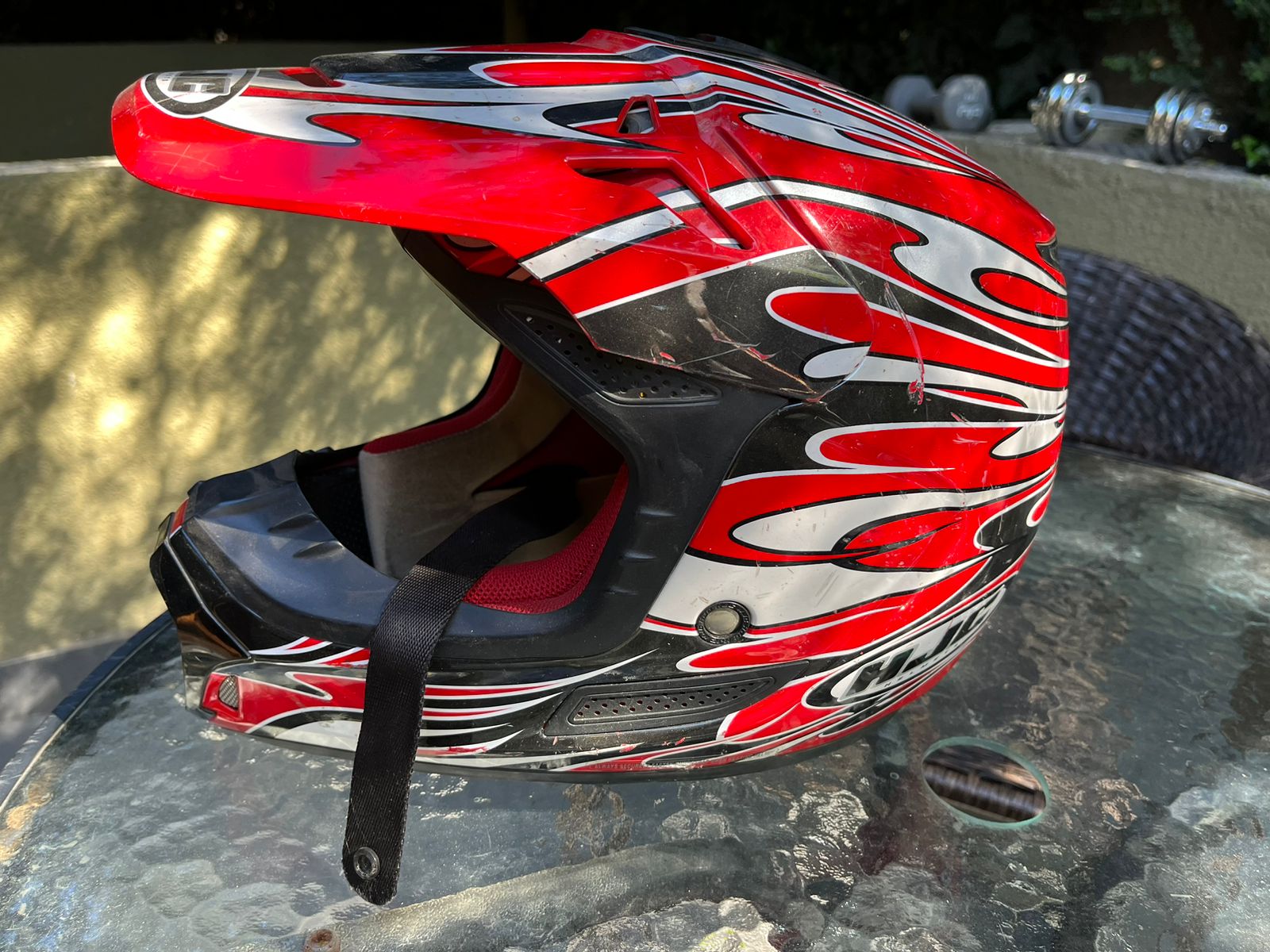 Casco de moto talla M