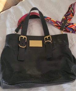 Cartera Bimba y Lola Negra cuero
