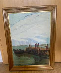 Cuadro muelle en glaciar