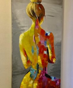 Cuadro técnica mixta Baby Aguero