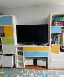 Mueble modular madera maciza