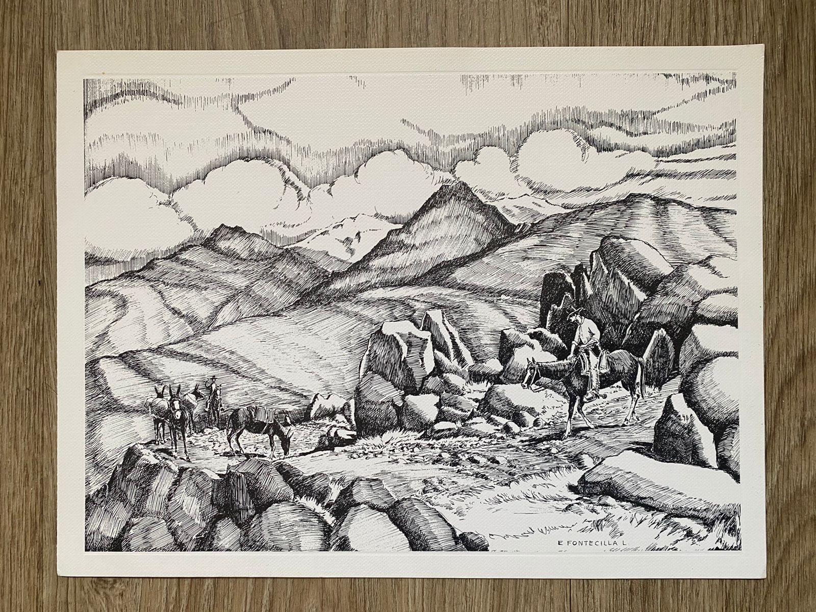 5 Láminas impresas Fontecilla - Imagen 4