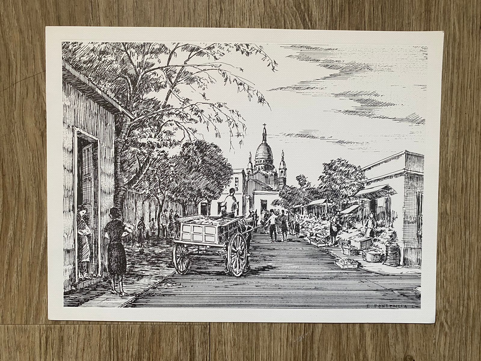 5 Láminas impresas Fontecilla - Imagen 6