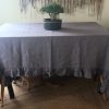 Mantel cuadrado lino