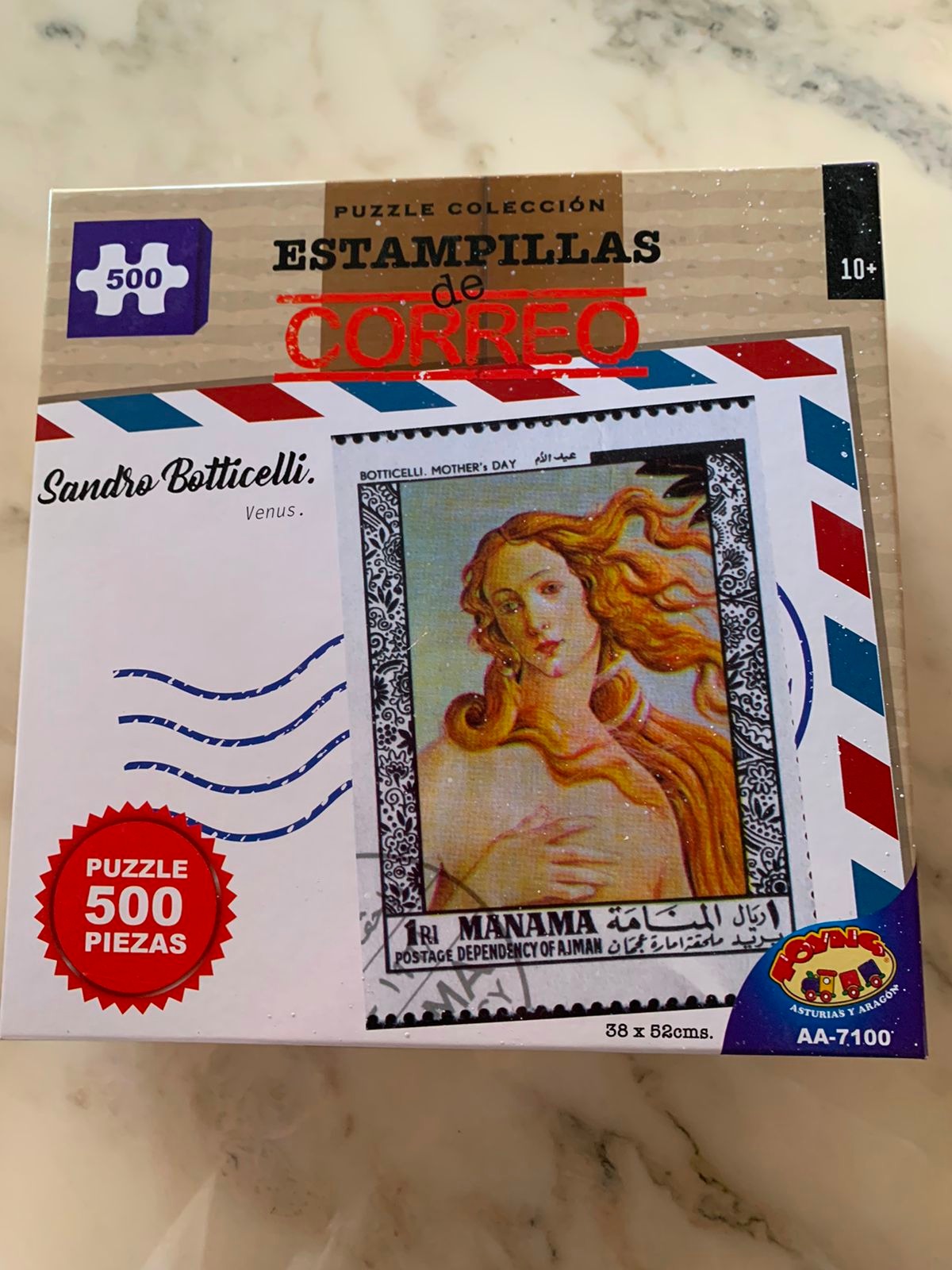 Puzzles estampilla 500 piezas