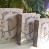 3 cajas tipo libros