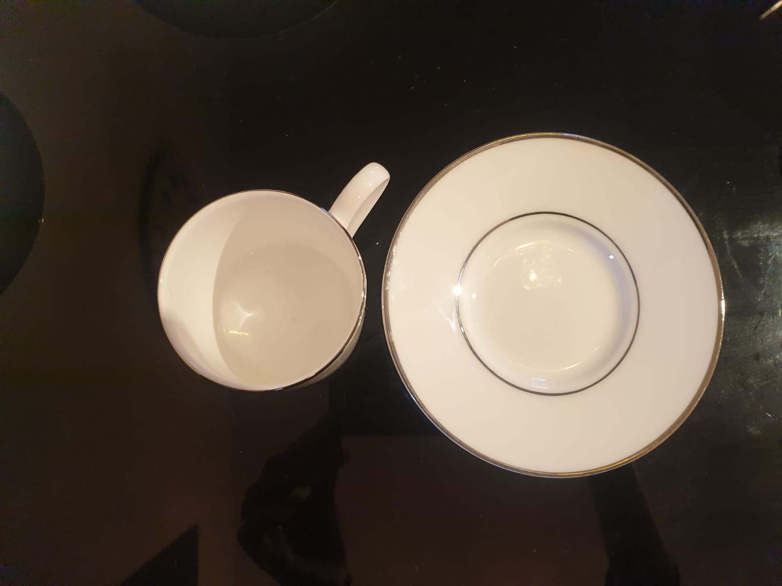 Juego de 12 tazas con plato Loza Murillo - Imagen 3