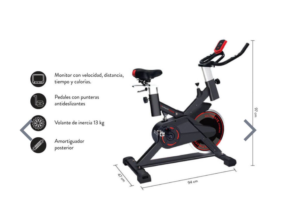 Bicicleta spinning Ultimate Fitness Z310 pro - Imagen 5