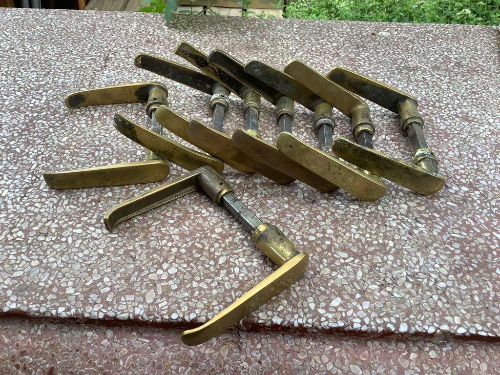 Manillas antiguas para puerta - Imagen 3