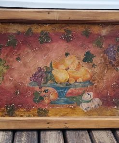 Cuadro acrílico sobre marco de ventana