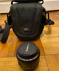 Lente Canon EF 50 mm f/1,8 II + estuche