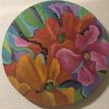 Cuadro circular pintura al óleo