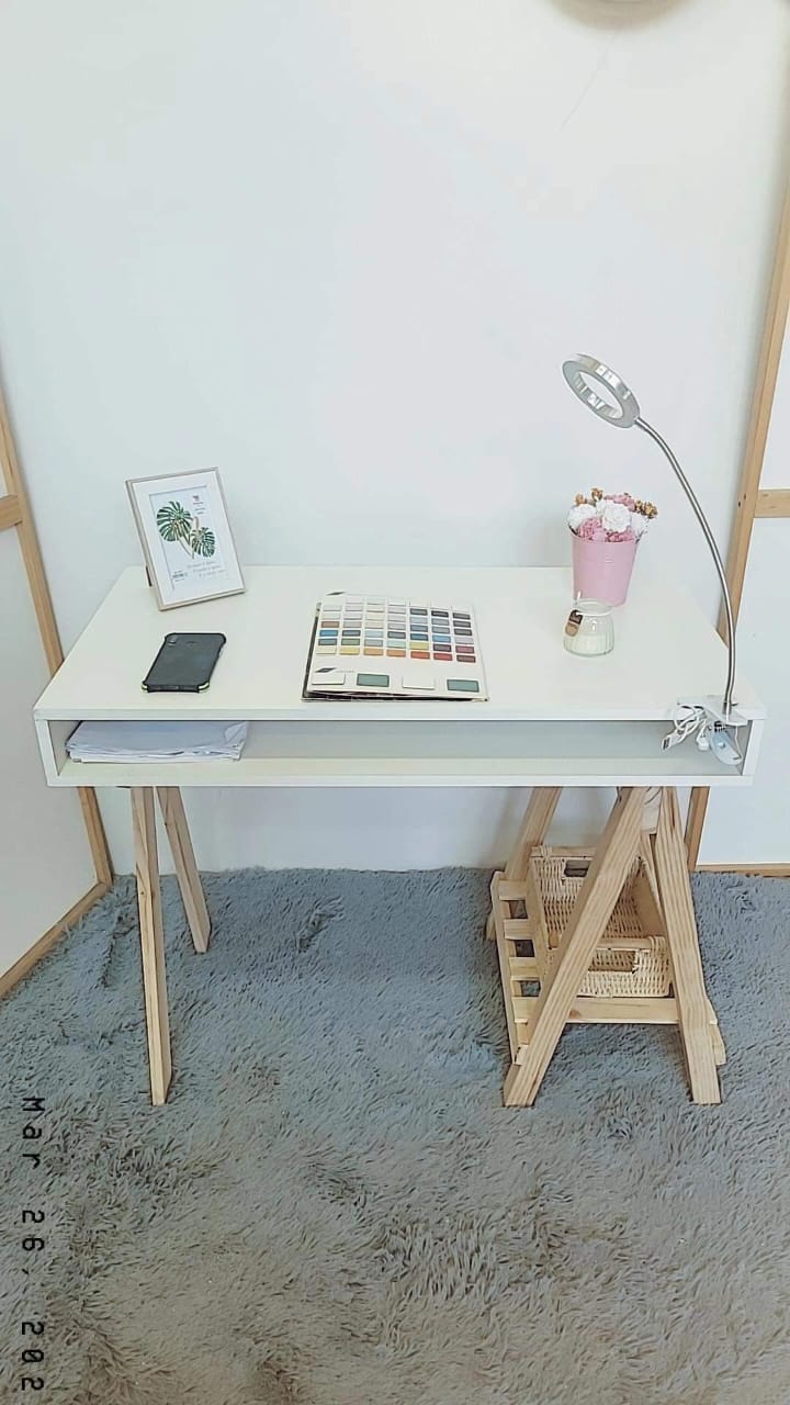 Escritorio de melamina y madera - Imagen 4