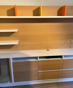 Mueble sala de estar hecho a medida + repisa