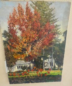 Óleo sobre tela casa Quinta vergara
