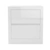 Par de veladores blancos MDF