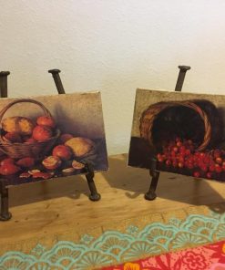 Cuadritos miniatura naturaleza muerta