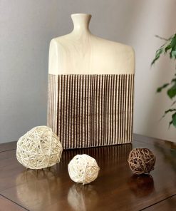 Jarrón o florero cerámica tonos tierra