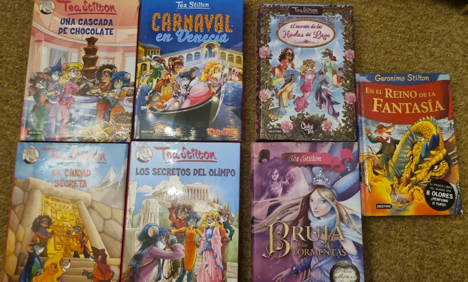 6 Libros Tea Stilton + 1 Geronimo Stilton