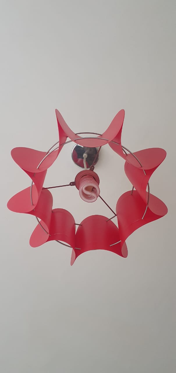 Lámpara de techo roja - Imagen 2