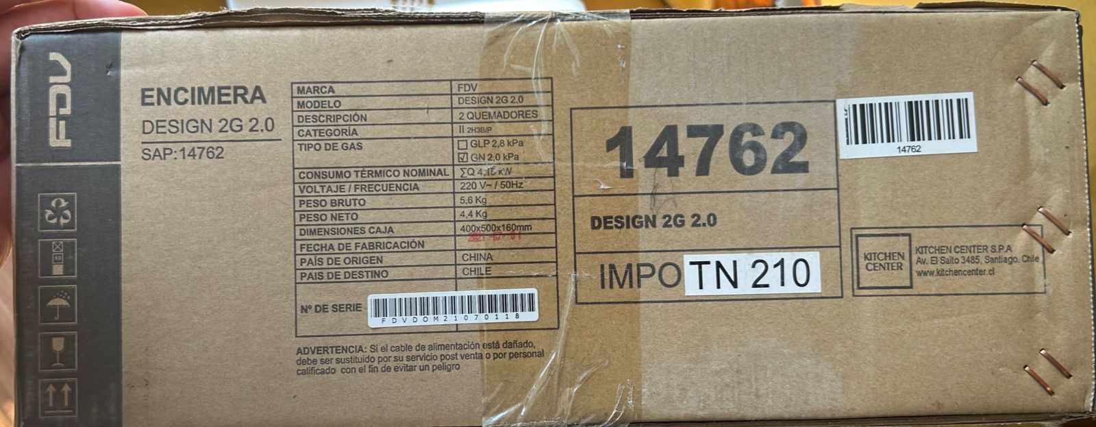Encimera FDV Design 2G 2.0 - Imagen 2