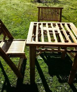 Juego terraza bambú