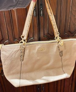 Cartera Coach color Nude