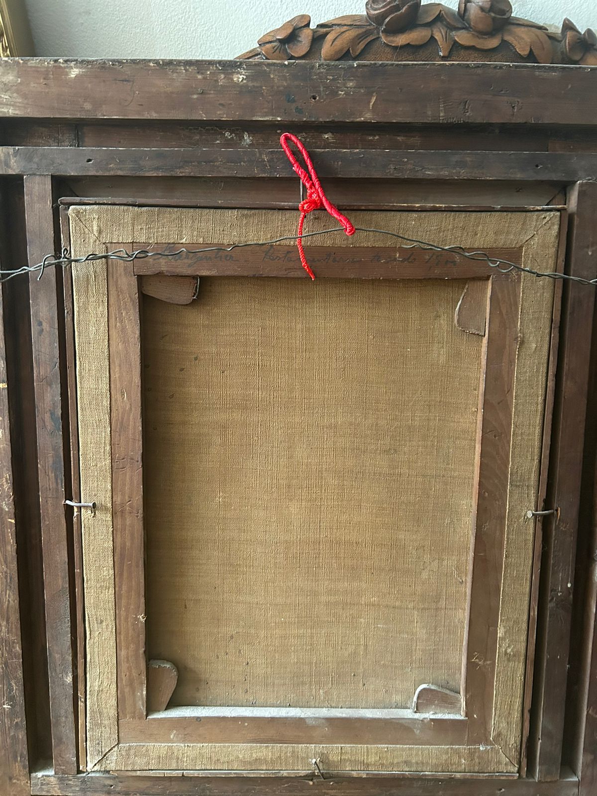 Retrato francés óleo sobre tela - Imagen 3