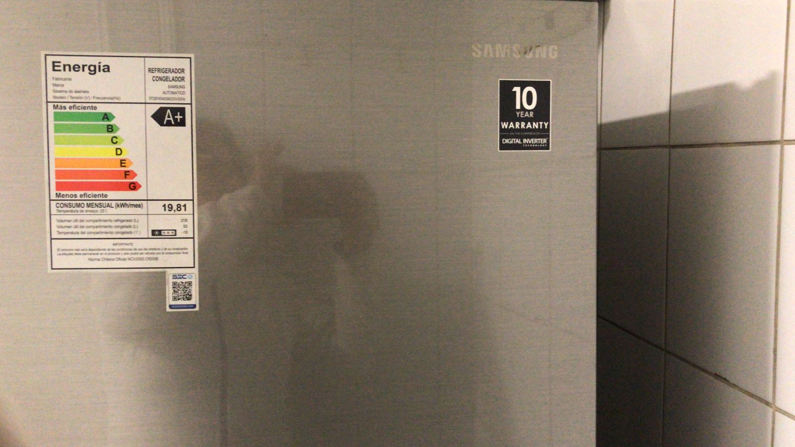 Refrigerador Samsung Digital inverter 255 Lt - Imagen 8