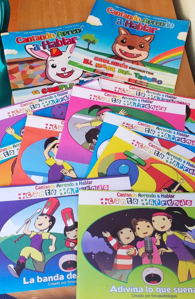Pack libros Cantando Aprendo a Hablar