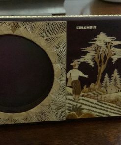 Marco de fotos retazos de madera