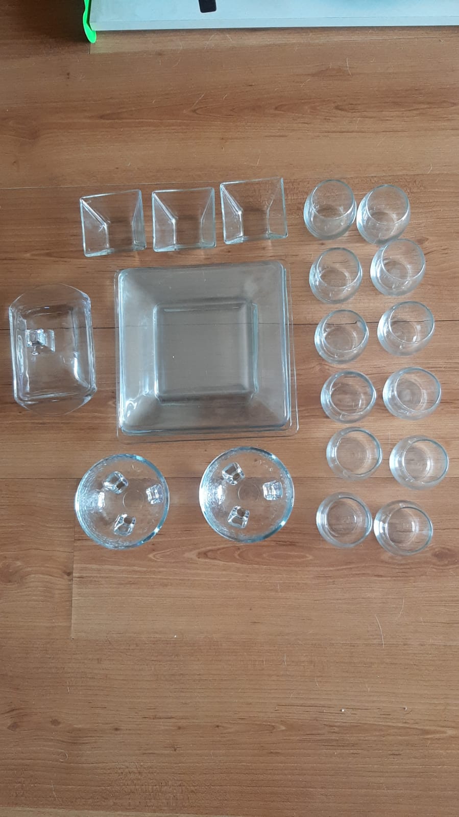 Pack vasos y platos de vidrio 16 piezas - Imagen 7