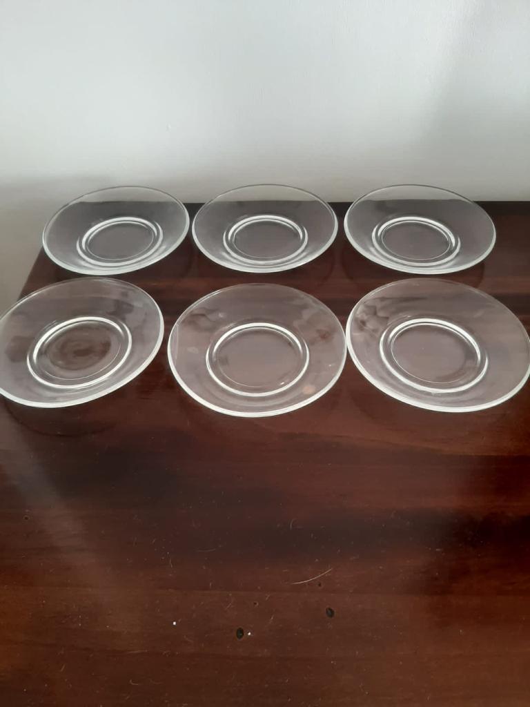 Pack vasos y platos de vidrio 16 piezas - Imagen 3