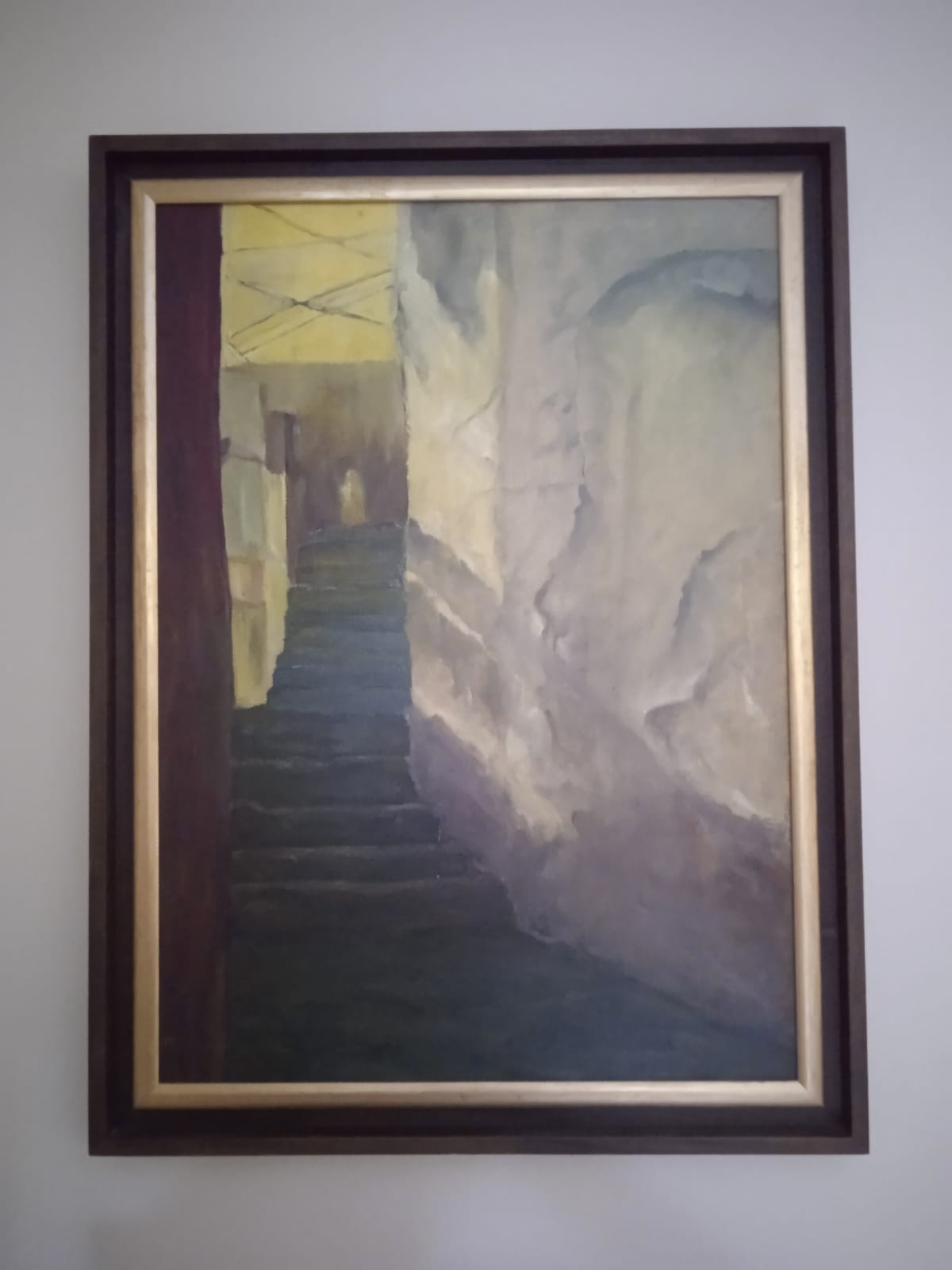 Cuadro Oleo Escalera