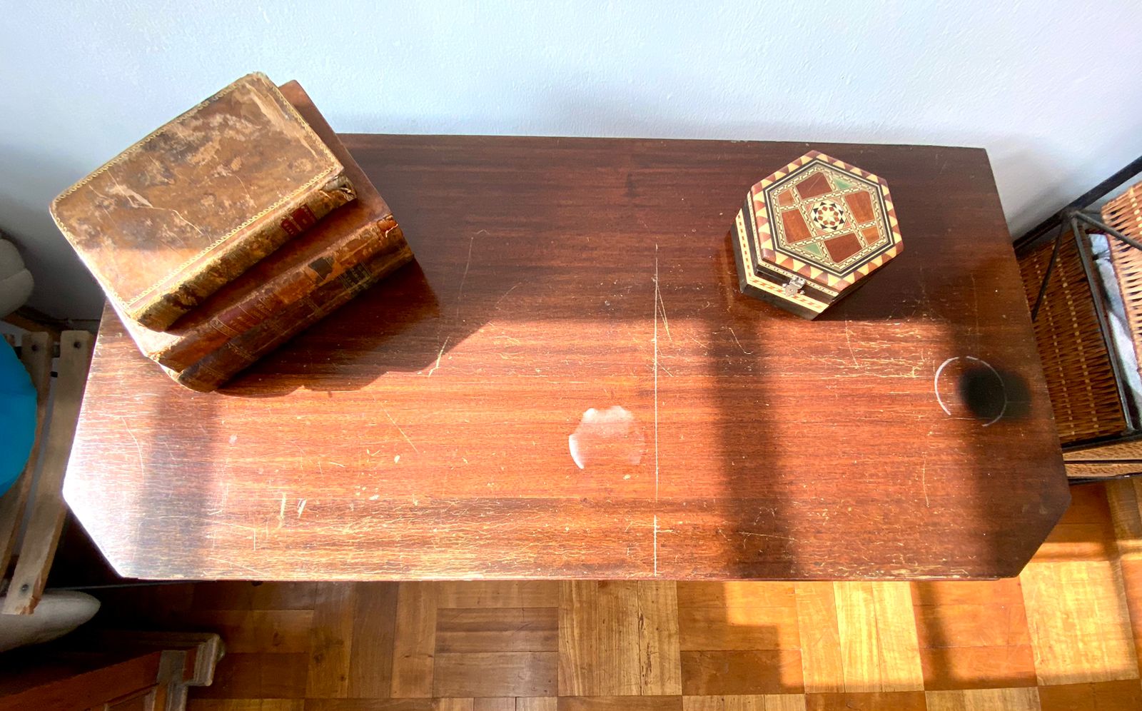Mesa antigua con extensiones - Imagen 6