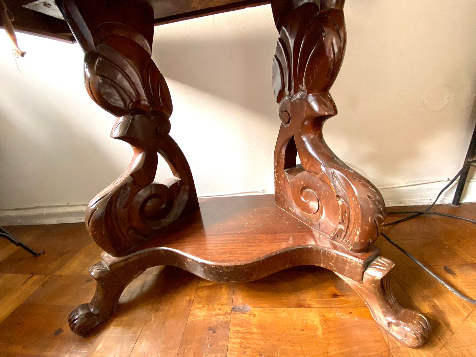 Mesa antigua con extensiones - Imagen 3