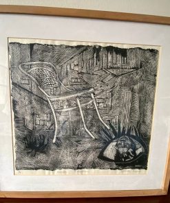 Grabado enmarcado Nathalie Regard numerado 1/3