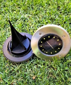 Estaca solar 12 luces led