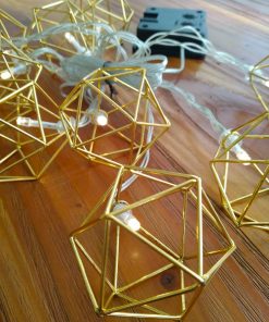 Guirnalda geométrica 10 luces solar